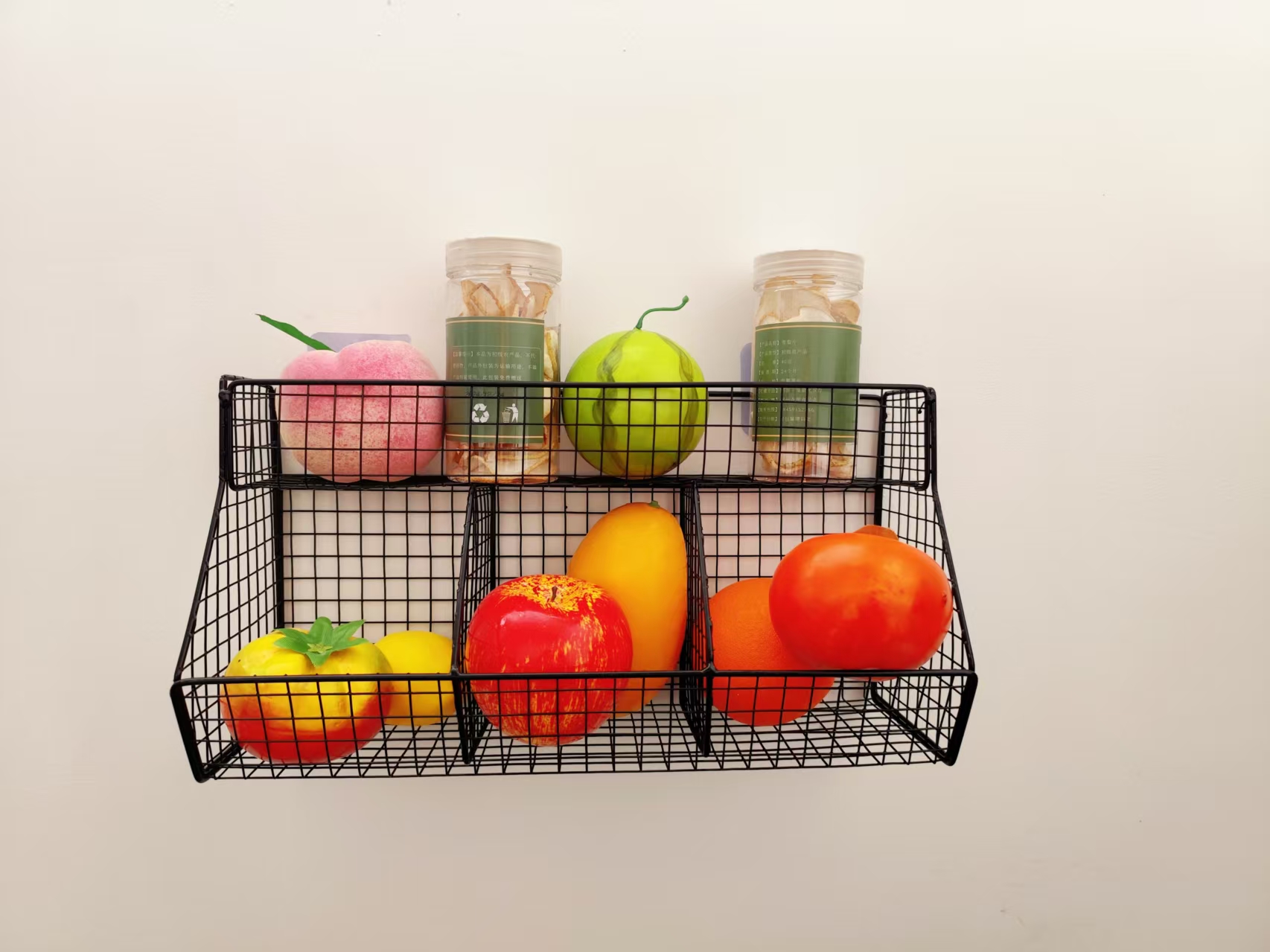 Kitchen storage rack, wall mounted kitch